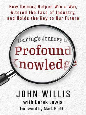 cover image of Deming's Journey to Profound Knowledge